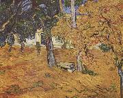 Vincent Van Gogh Der Park des Spitals St-Paul in Saint-Remy USA oil painting artist